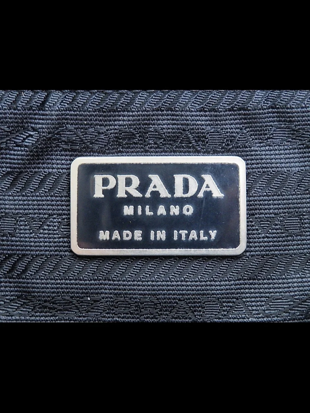 Prada Nylon Backpack in Slate Gray